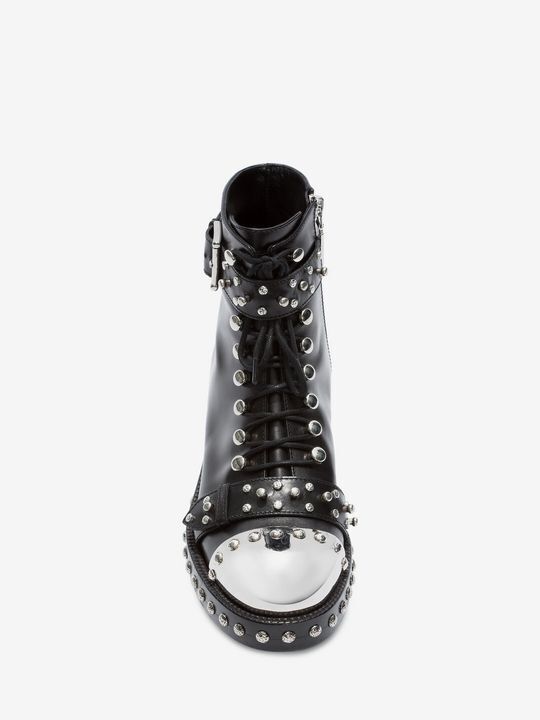 Alexander McQueen HOBNAIL ANKLE BOOT