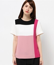 kate spade new york CREME DE LA CREME COLORBLOCK TOP