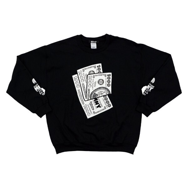 galaxxxy GOLD FINGER MAKE MONEY トレーナー