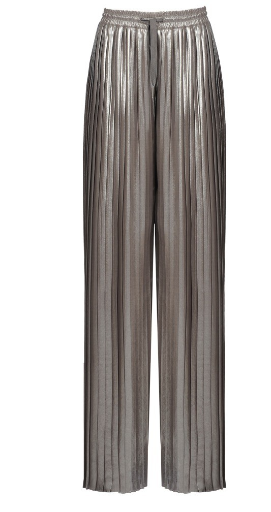 PINKO Laminated Georgette trousers