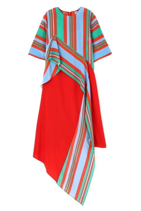 DIANE von FURSTENBERG S/S RUFFLE FRONT ドレス