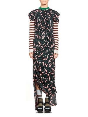 MARNI サブレビスコースドレス シャッタープリント