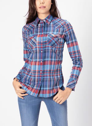 Levi's® ウエスタンチェックシャツ ブループリント
