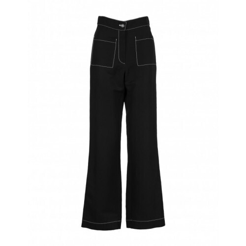 LOEWE FLARE TROUSERS PATCH POCKETS