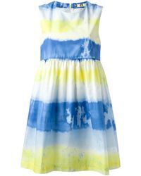 MSGM Tie Dye Effect Dress