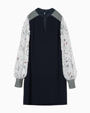 mame Cherry Blossom Sleeves Dress