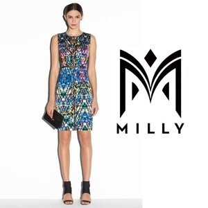 milly SS14新作 ANGULAR DETAILED トロピカルフローラル