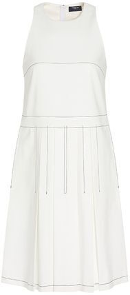 PAULE KA ストレッチ コットン トリコティン ドレス
