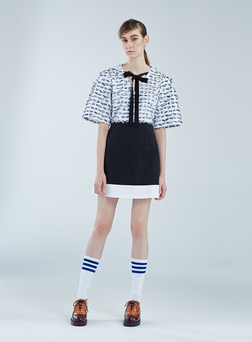DISAYA TASSEL REFINE BOW-TIE DRESS