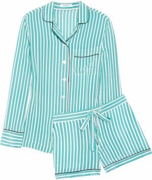 EQUIPMENT Lilian Striped Washedsilk Pajamas