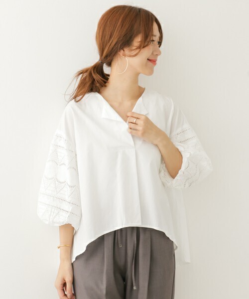 mizuiro ind mizuiro-ind volume lace slv P/O