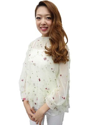 SPIGA キャミ付フラワーレースＴＯＰＳ