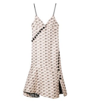 IRENE Bird Jacquard Dress