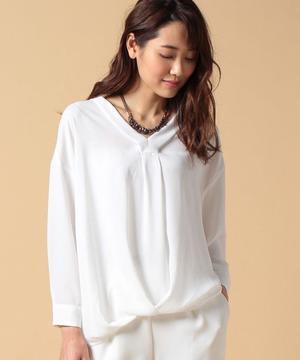 ANAYI アムンゼンVネックバルーンプルオーバー