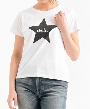 le.coeur blanc エトワールプリントTシャツ