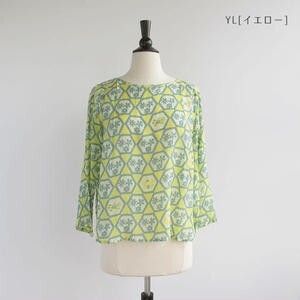 KILKI [2017SS]ブラウス　ハニカムフラワー
