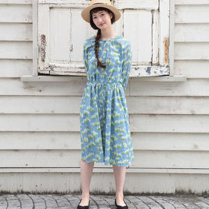 KILKI [2017SS]ワンピース＆コート　アガパンサスフラワー