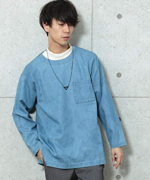JUNRed デニムプルオーバー