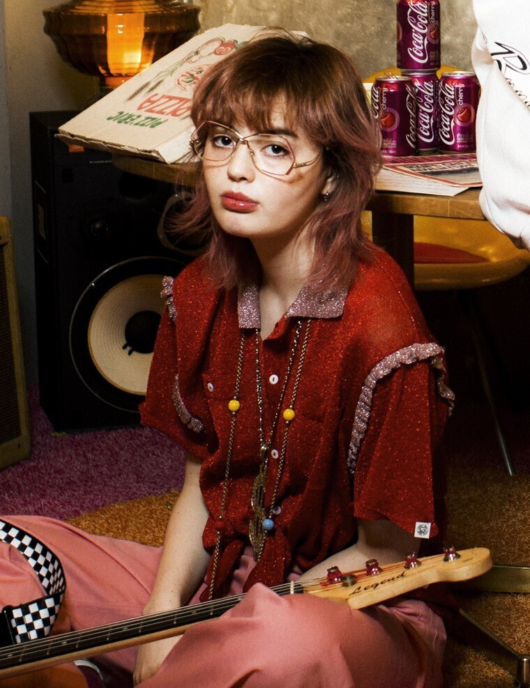 Little sunny bite GLITTER KNIT SHIRTS