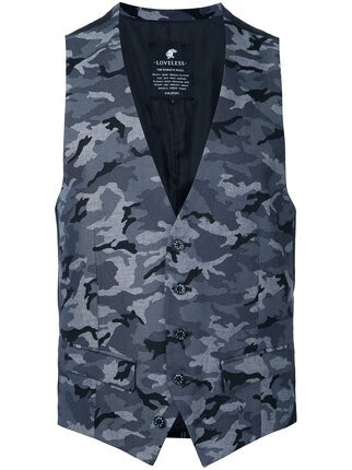 LOVELESS camouflage waistcoat