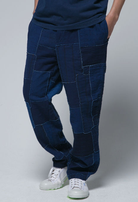 GAIJIN MADE ハンドパッチワークパンツ