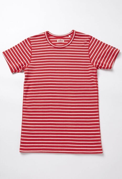 HOLLYWOOD RANCH MARKET ストレッチフライスボーダーショートスリーブTシャツ