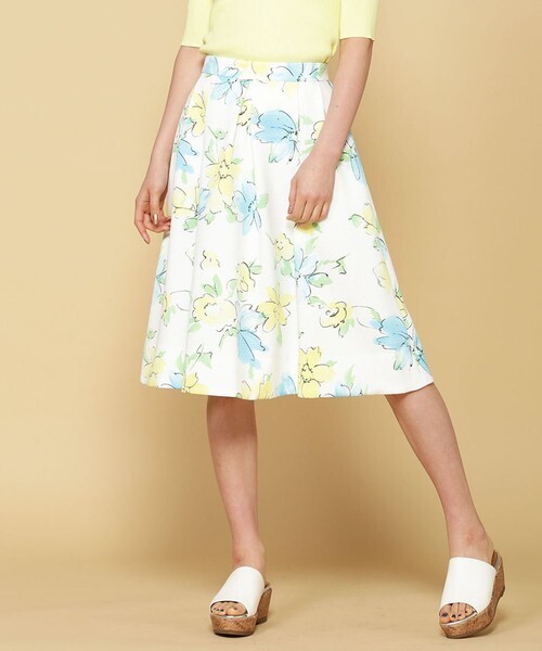 And Couture ブッチャープリントタックスカート