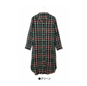 eversince チェックシャツワンピース