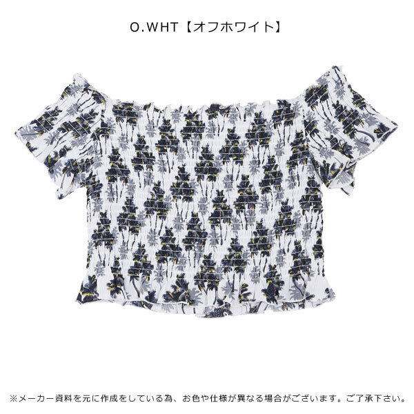 GYDA PALM TREEオフショルTOPS