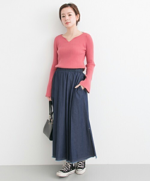 URBAN RESEARCH デニムフレアマキシスカート