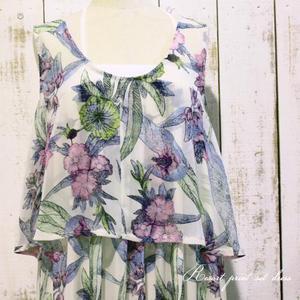 rechercher かわいいバッグ・シューズの通販サイト Copine[コピーヌ] / プリントシフォンセットワンピース　119011