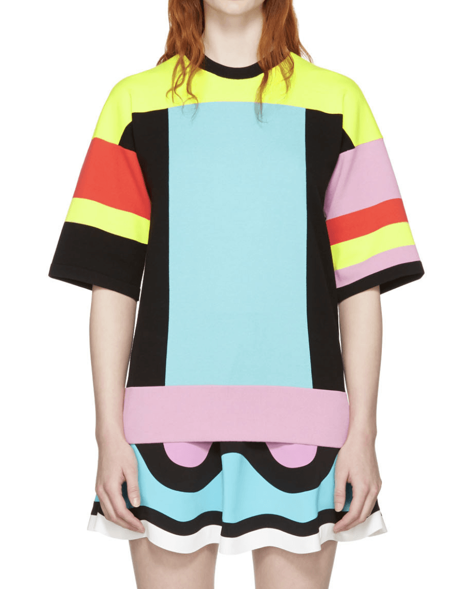 Emilio Pucci マルチカラー カラーブロック プルオーバー