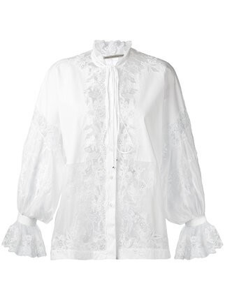 Ermanno Scervino lace panel blouse