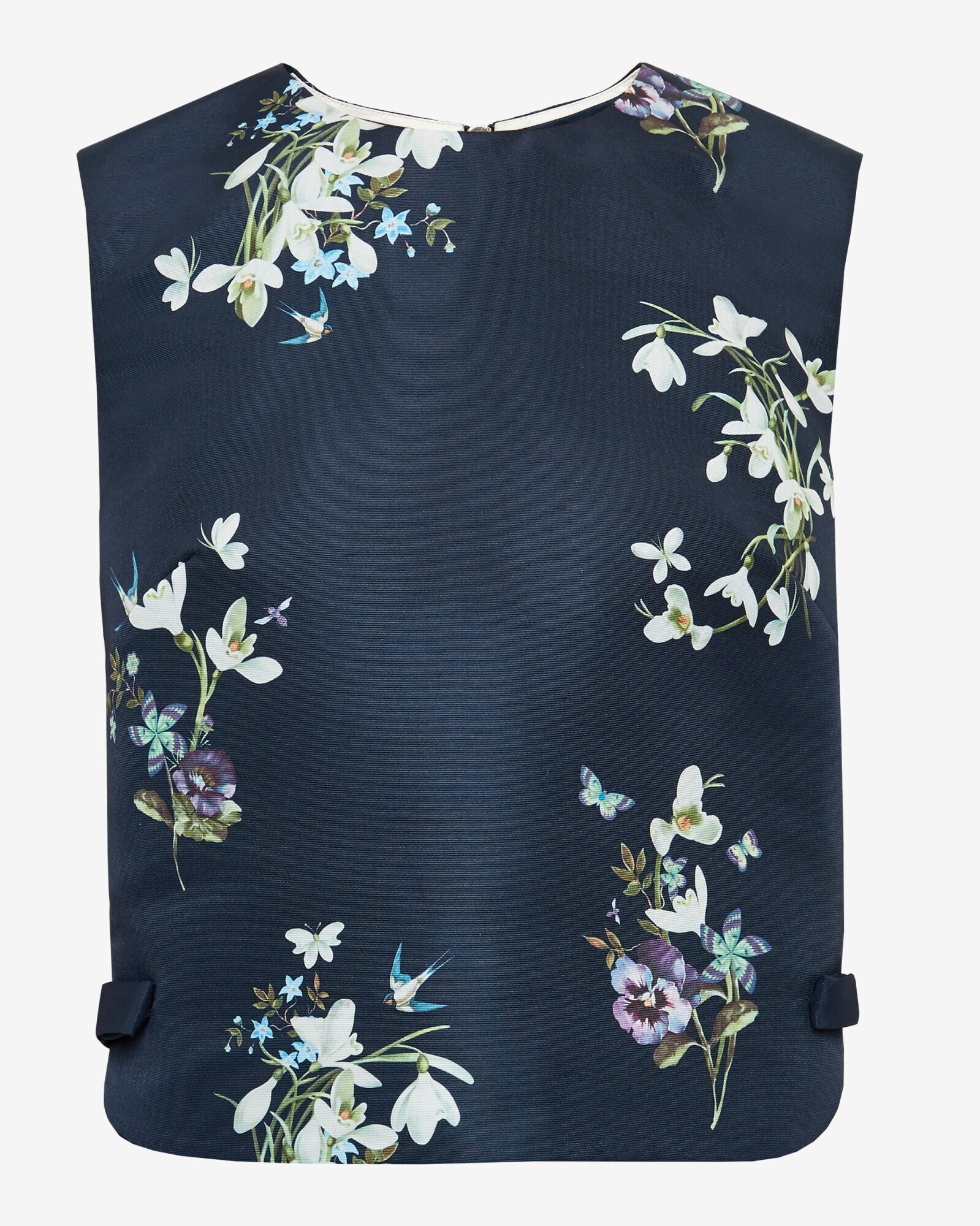 Ted Baker London SAMSA Entangled Enchantment cropped top