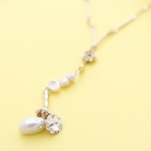 Raffia Whip swarovski necklace