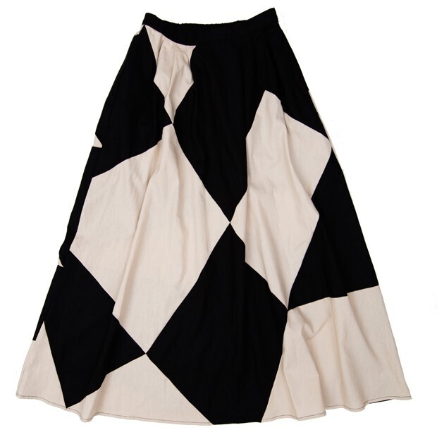 IKUMI TWO TONE SKIRT