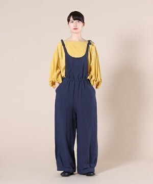 conges payes ADIEU TRISTESSE リネンサロペット