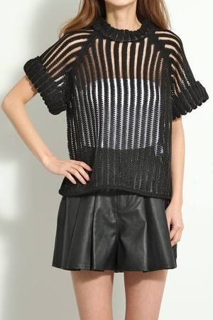 MURUA 【FEMININE】シースルーストライプTOPS|NET vivi