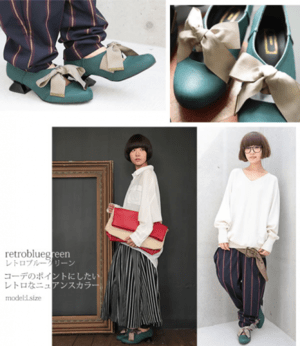 osharewalker osharewalker/somari Tストラップパンプス(1209)