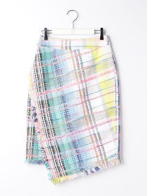 Ravissant Laviere ファンシーツイードスカート
