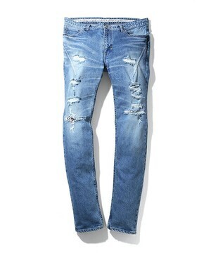 NUMBER (N)INE SKINNY PANTS_STRETCH DENIM(DAMAGE_NOTE)