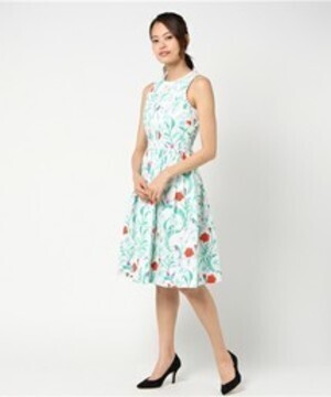 kate spade new york SCENIC ROUTE JARDIN POPLIN DRESS