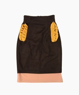 NAIFE Frill pocket skirt
