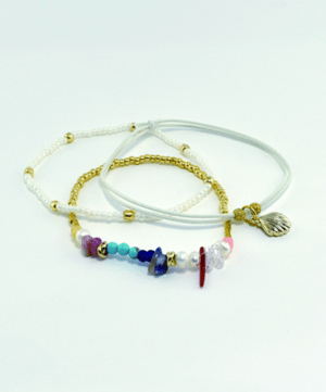 GOLDY 4170307 A　ファータムブレスレット　<Fatum Bracelet>　ホワイト