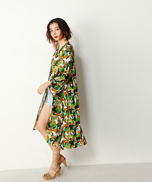 SLY BRIGHTEN FLOWER GOWN