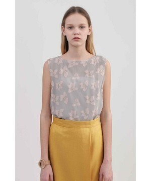 JILLSTUART ブレアカットジャガードブラウス