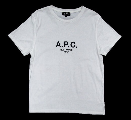 A.P.C. ロゴ刺繍Tシャツ