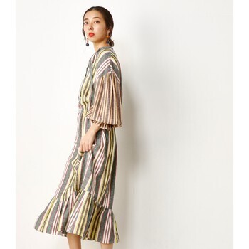 SLY HAVANA STRIPE VOLUME SLEEVE OP