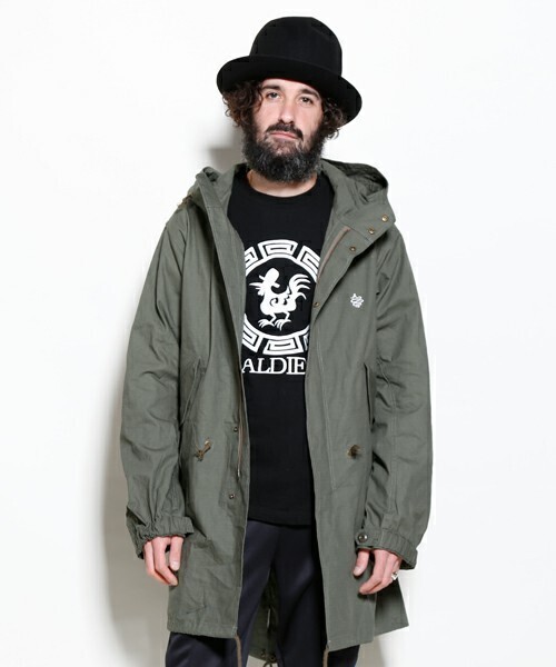 ALDIES Lazy Mods Parka 切り替え モッズコート