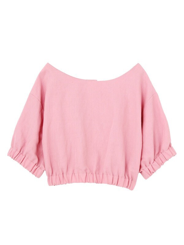 ELENDEEK GATHERS SHORT BLOUSE
